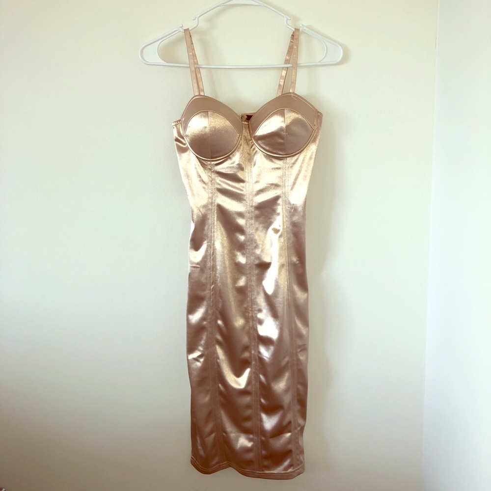 Champagne dress.